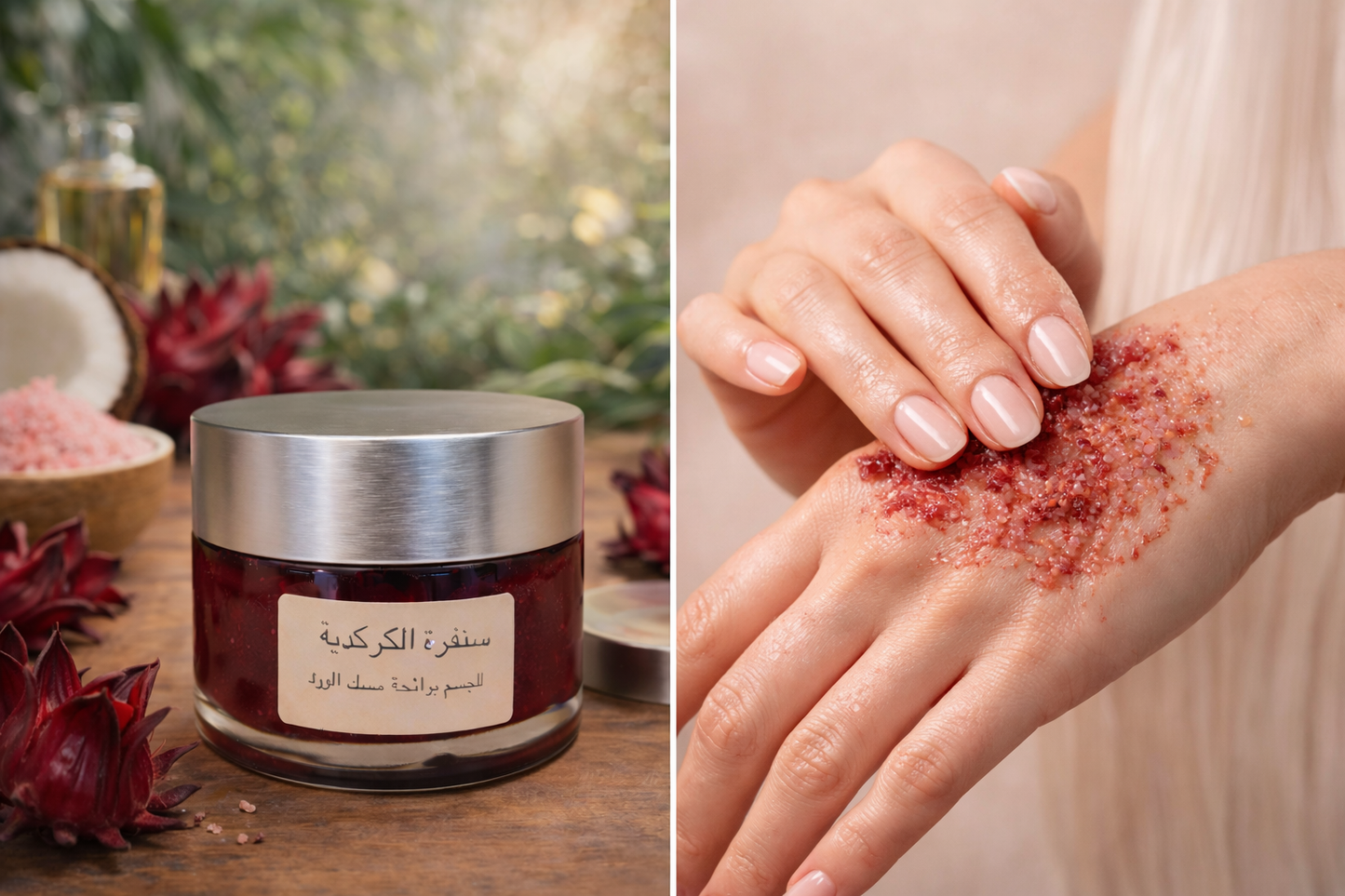 Hibiscus & Rose Musk Scrub